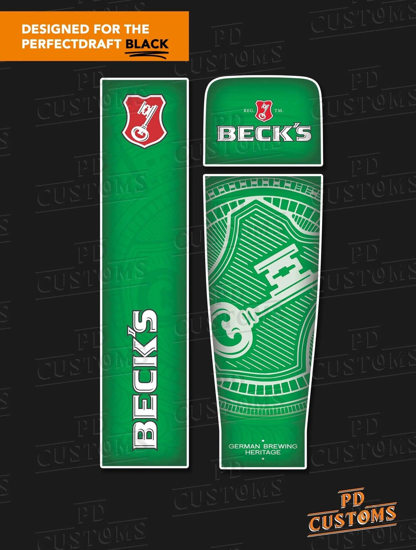 Becks V2 Perfect Draft Black Skin | PD Customs