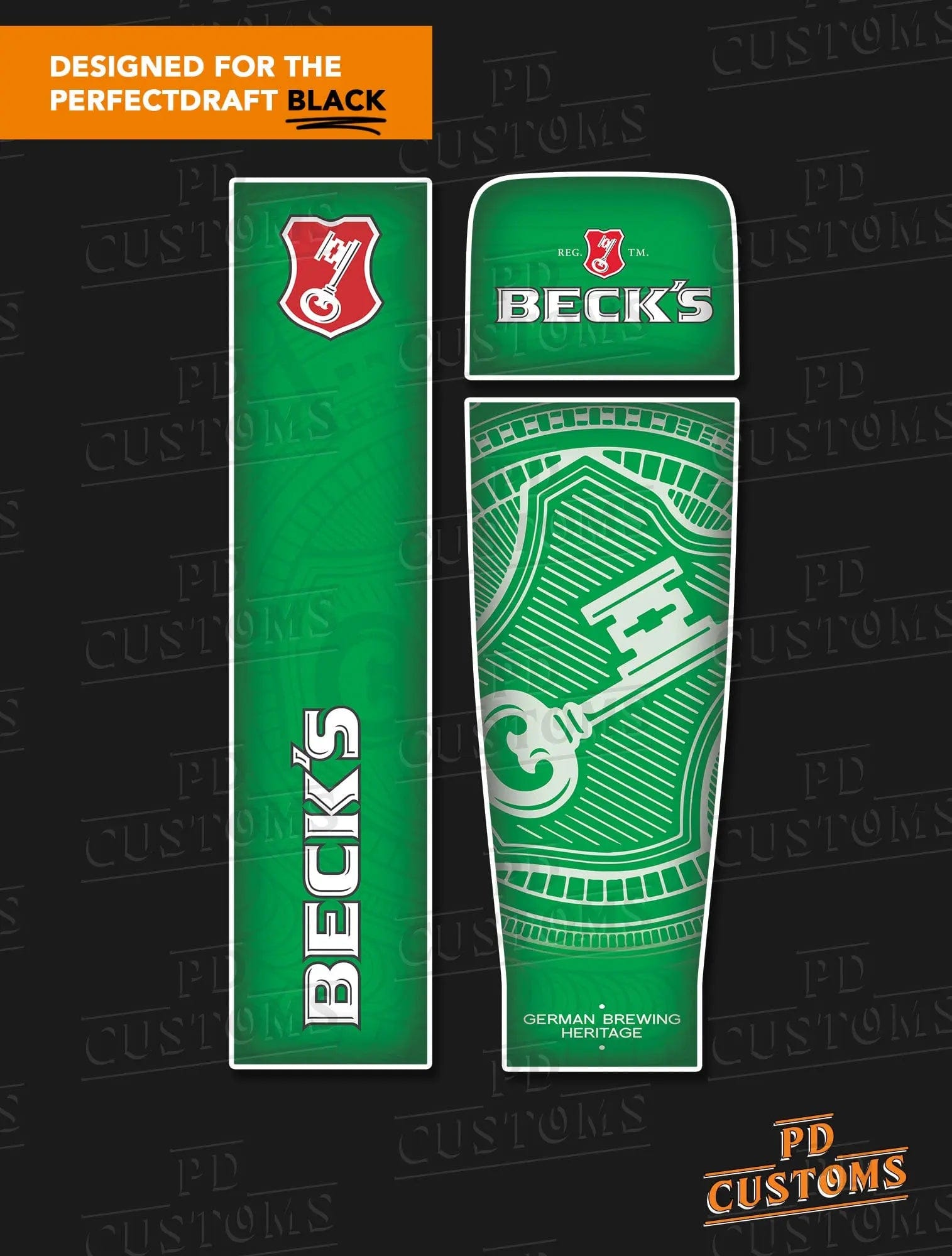 Becks V2 Perfect Draft Black Skin | PD Customs