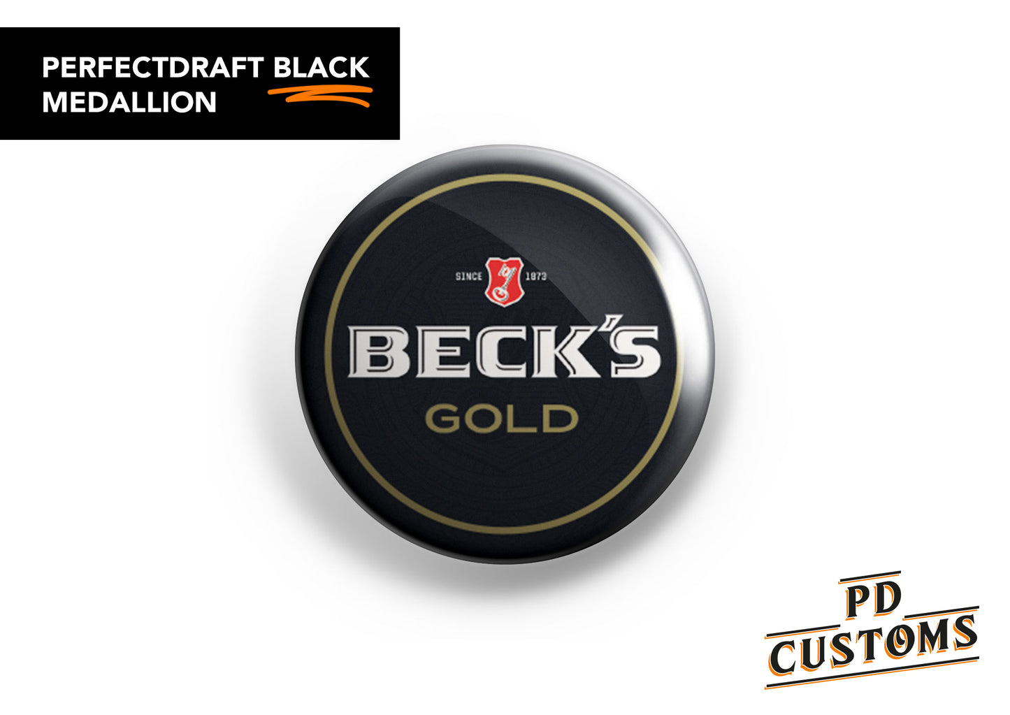 Becks Gold Perfect Draft Black Medallion