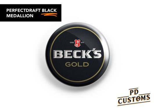 Becks Gold Perfect Draft Black Medallion
