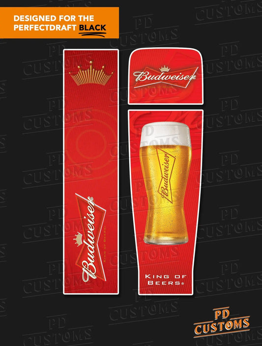 Budweiser Perfect Draft Black Skin | PD Customs