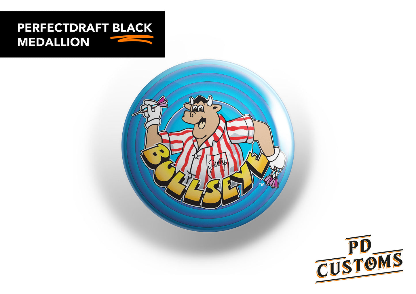 Bullseye Perfect Draft Black Medallion