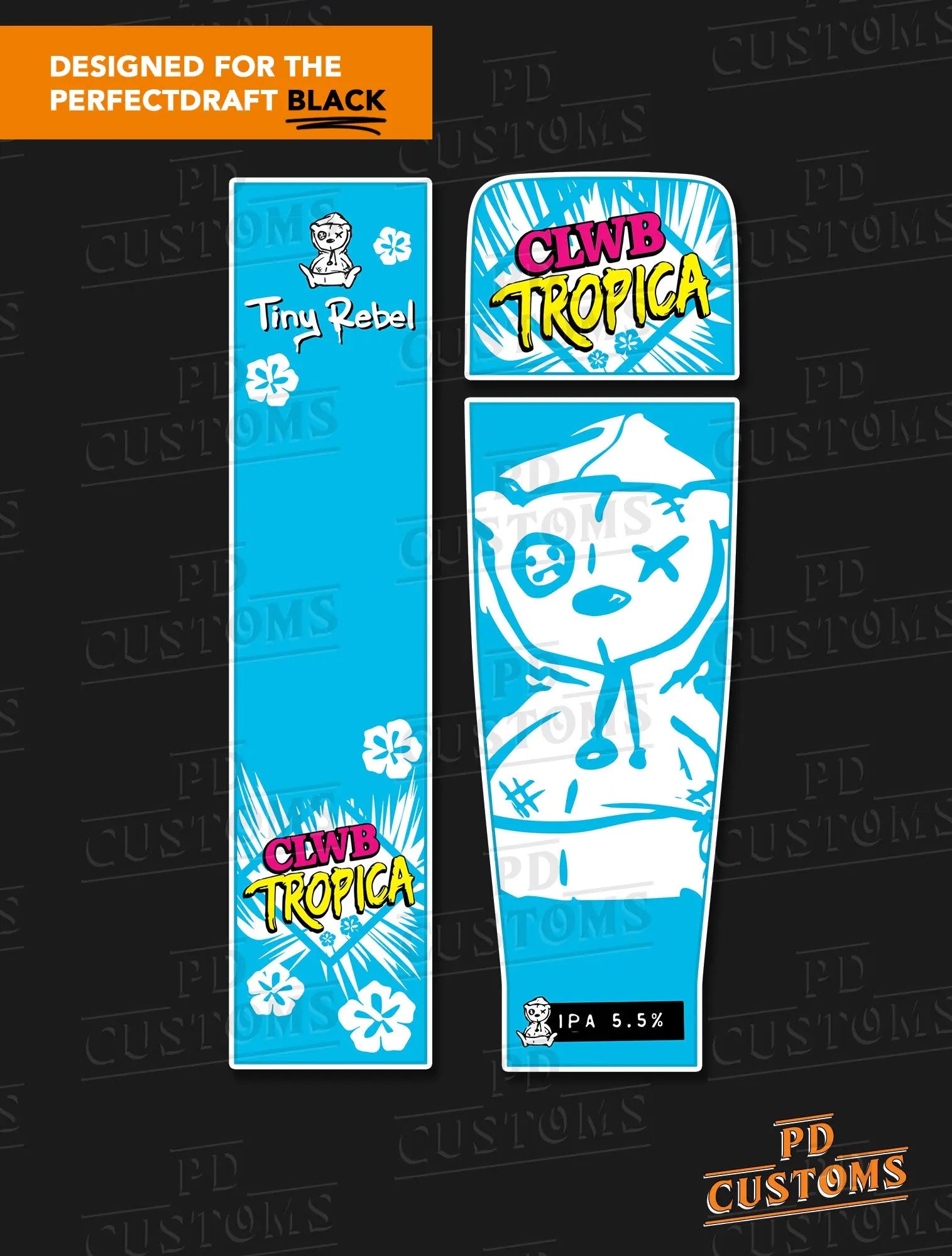 Clwb Tropica Perfect Draft Black Skin | PD Customs