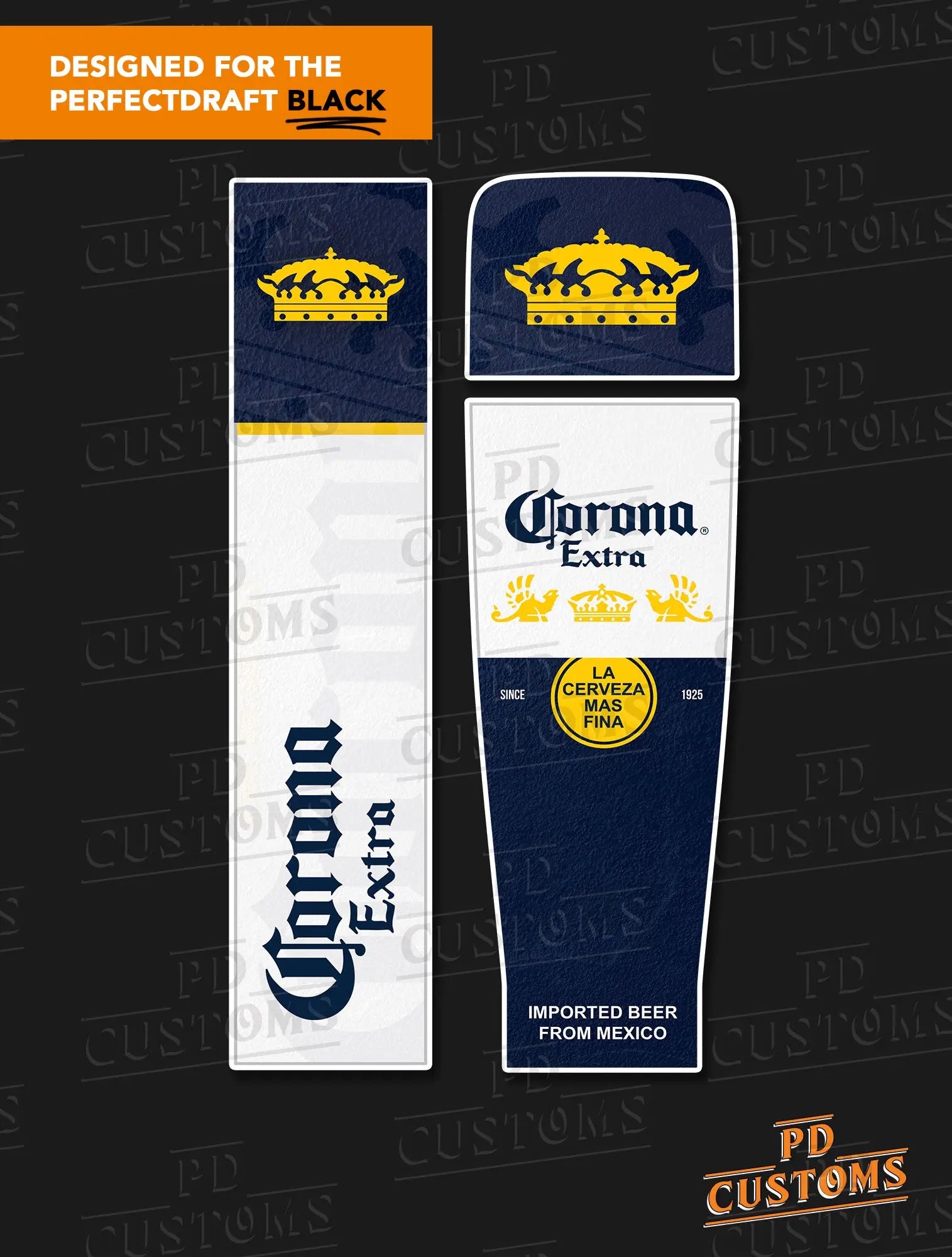 Corona Perfect Draft Black Skin | PD Customs