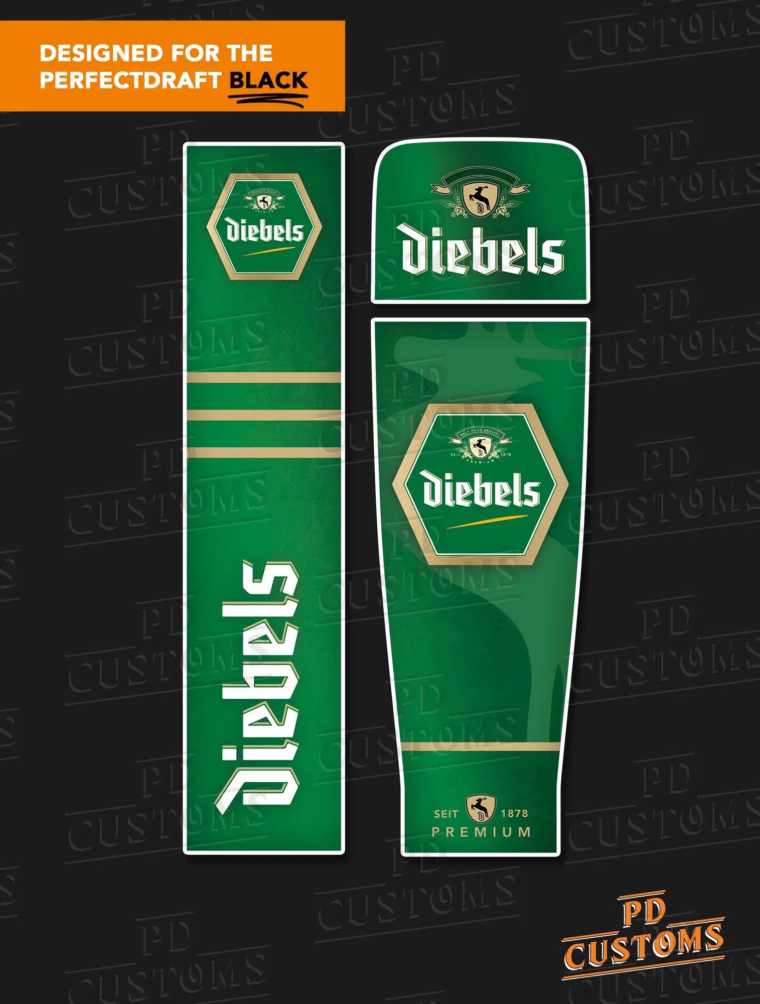 Diebels Perfect Draft Black Skin | PD Customs
