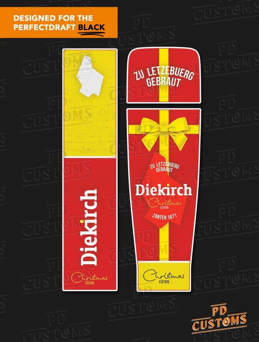 Diekirch Christmas Perfect Draft Black Skin | PD Customs