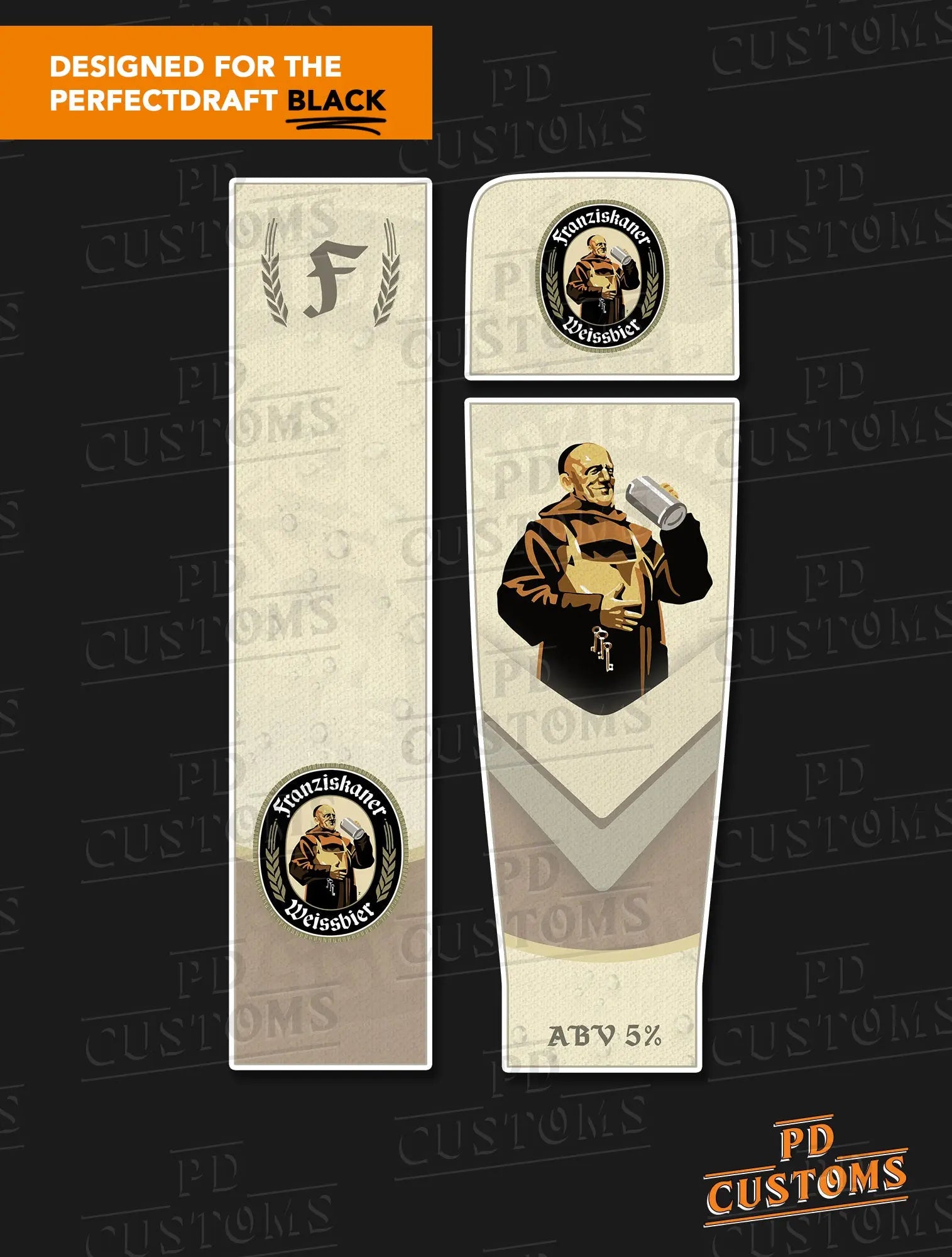 Franziskaner Weissbier Perfect Draft Black Skin | PD Customs