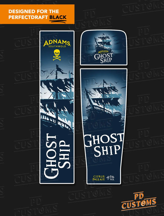 Ghost Ship Perfect Draft Black Skin | PD Customs