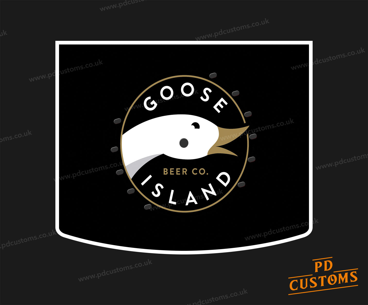 Goose Island Logo Perfect Draft Pro Drip Tray