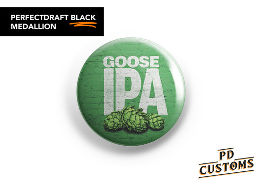 Goose IPA Perfect Draft Black Medallion (Green)