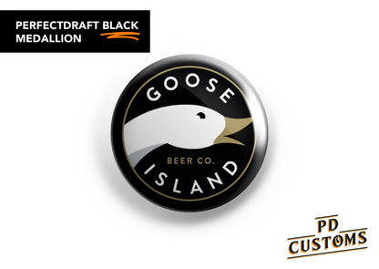 Goose Island Logo Perfect Draft Black Medallion