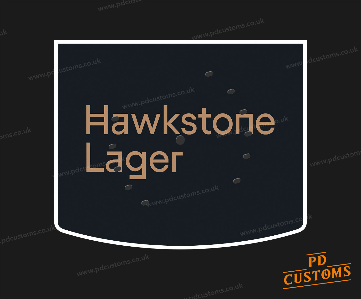 Hawkstone Lager Perfect Draft Pro Drip Tray