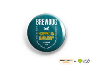 Brewdog Hopped in Harmony Perfect Draft Medallion Magnet