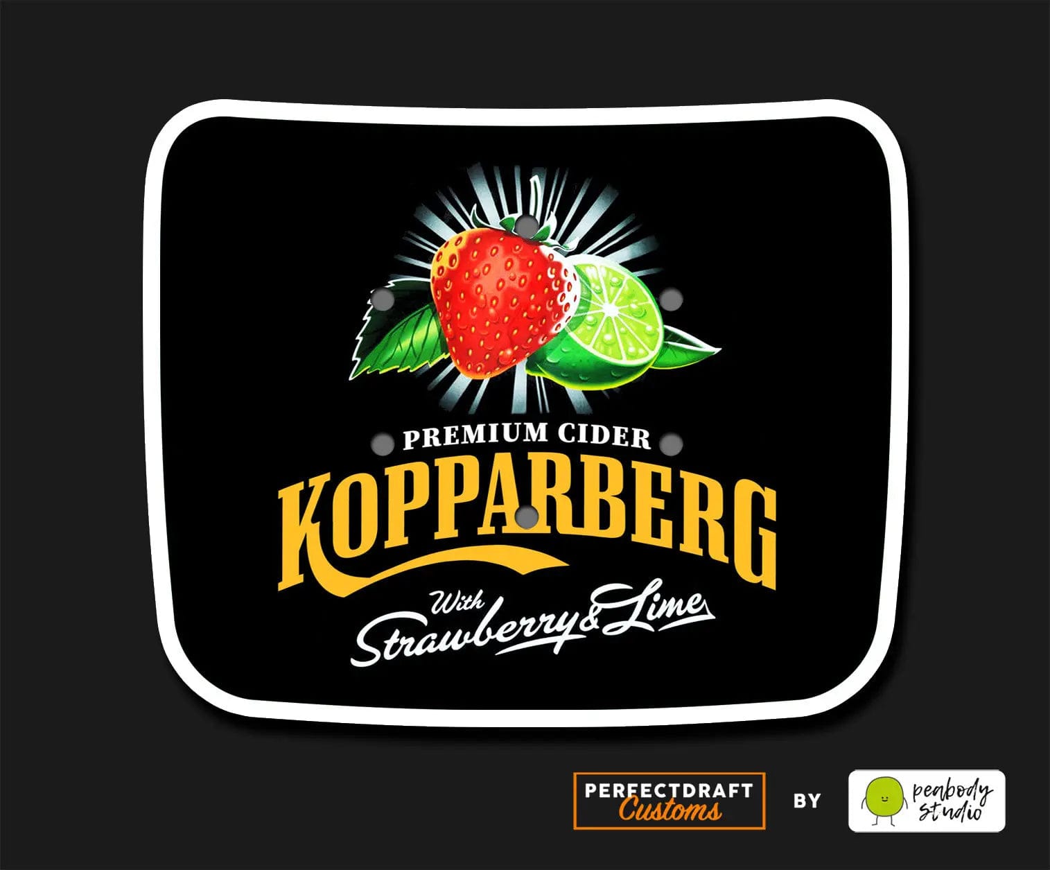 Kopparberg Strawberry and Lime Magnetic Perfect Draft Drip Tray – PD ...