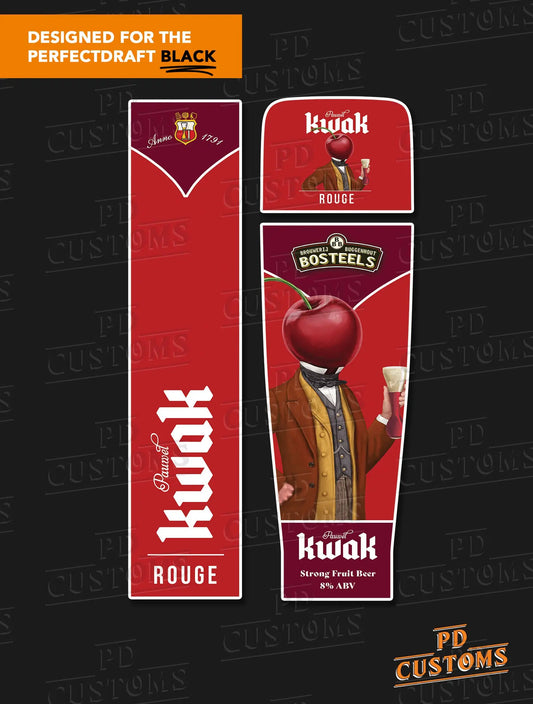 Kwak Rouge Perfect Draft Black Skin | PD Customs