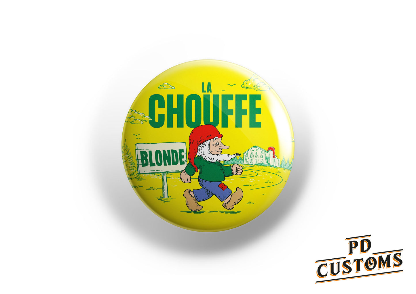 La Chouffe Blonde Perfect Draft Medallion Magnet