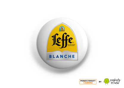 Leffe Blanche Perfect Draft Medallion Magnet