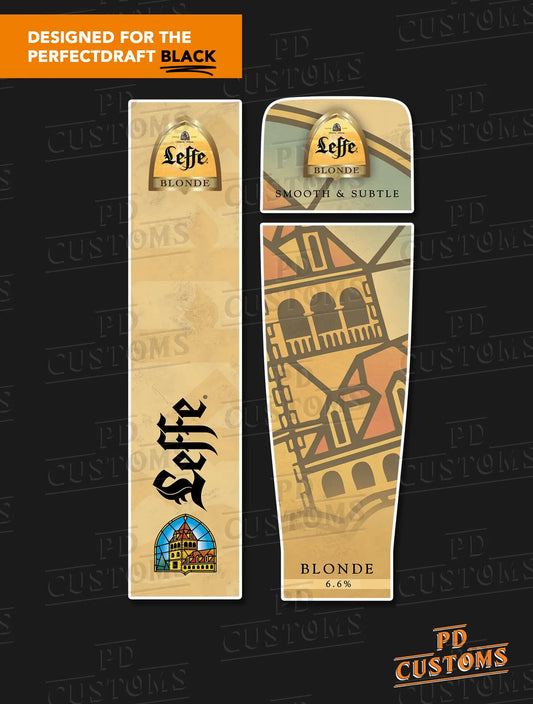Leffe Blonde Perfect Draft Black Skin | PD Customs