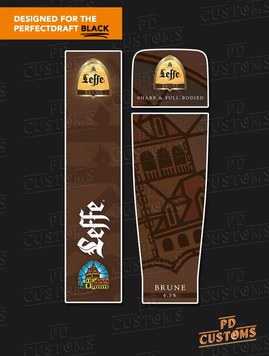 Leffe Brune Perfect Draft Black Skin | PD Customs