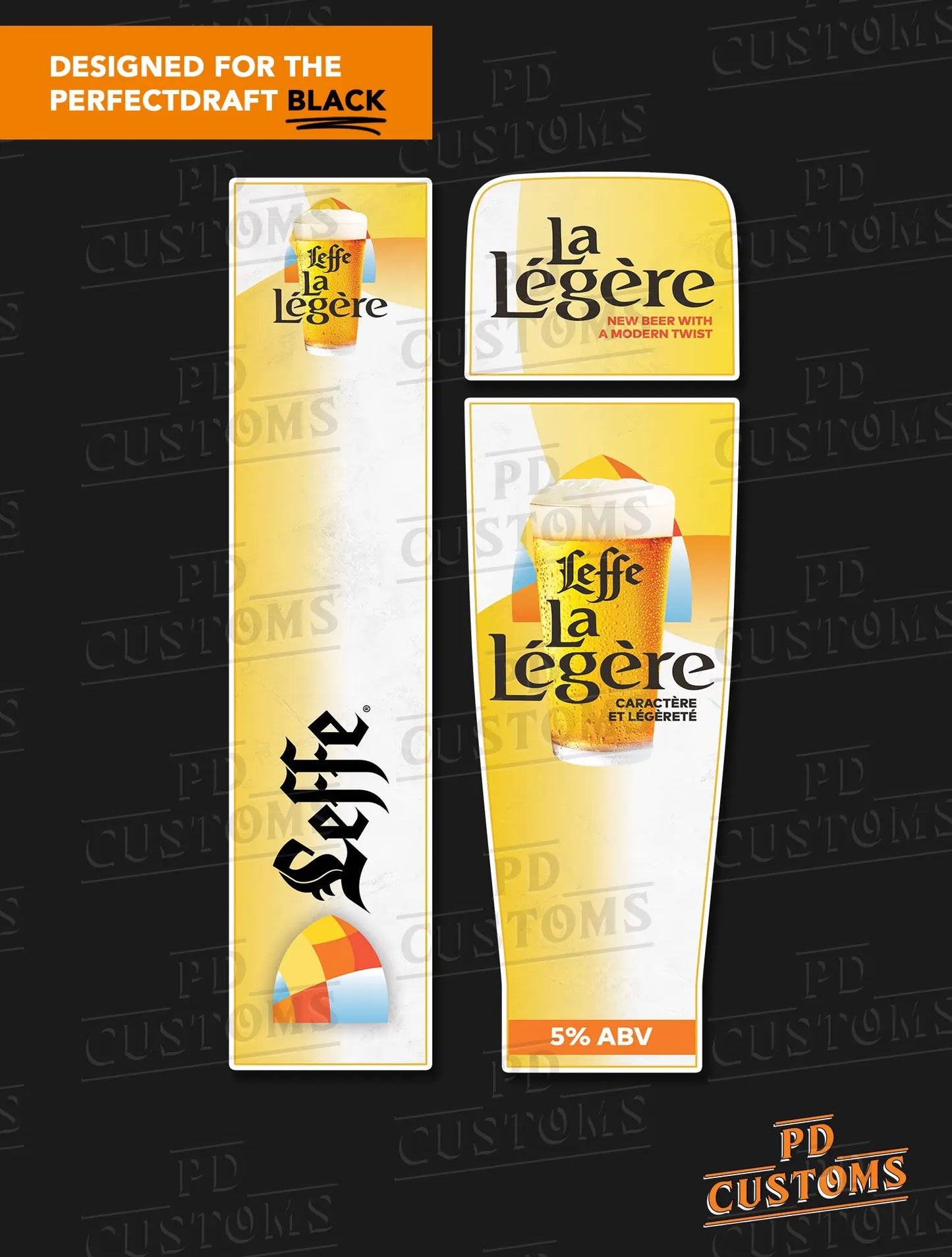 Leffe La Legere Perfect Draft Black Skin | PD Customs