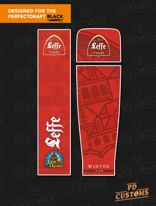 Leffe Winter Perfect Draft Black Skin | PD Customs