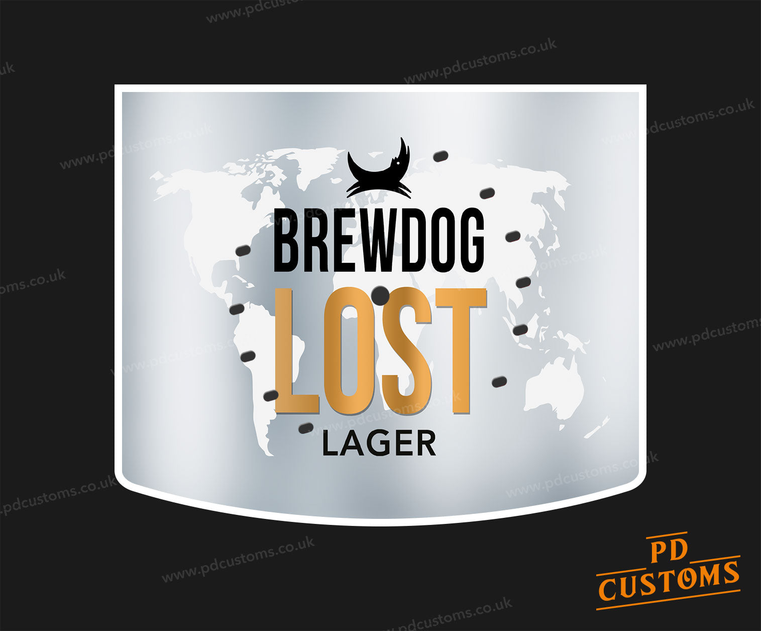 Lost Lager (Brewdog) Perfect Draft Pro Drip Tray