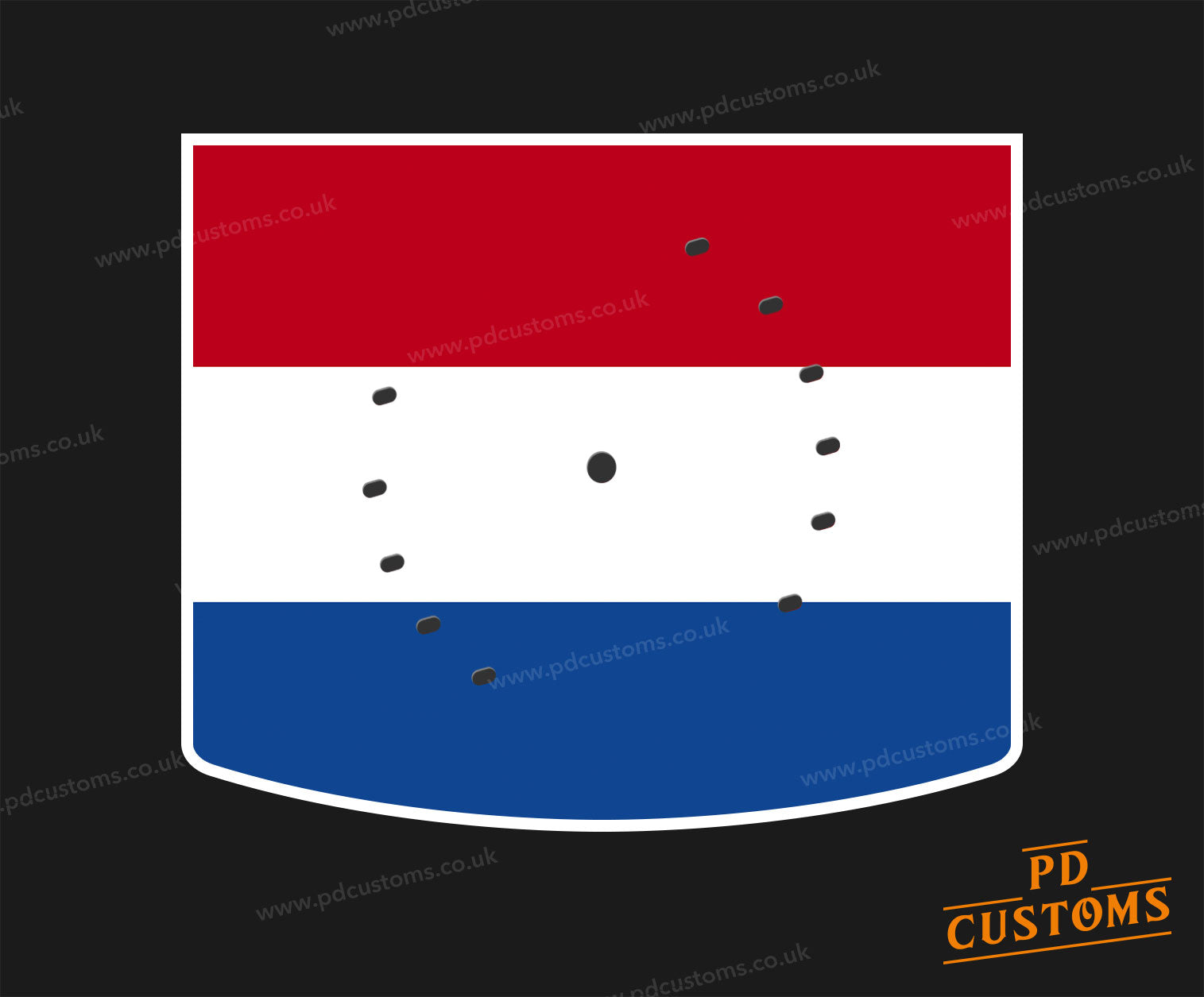 Netherlands Flag Nederlandse Vlag Perfect Draft Pro Drip Tray