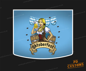 Oktoberfest Bavarian Girl Perfect Draft Pro Drip Tray