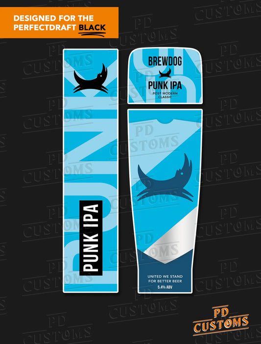 Punk IPA (Brewdog) Perfect Draft Black Skin | PD Customs
