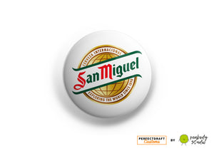 San Miguel Gold Logo Perfect Draft Medallion Magnet