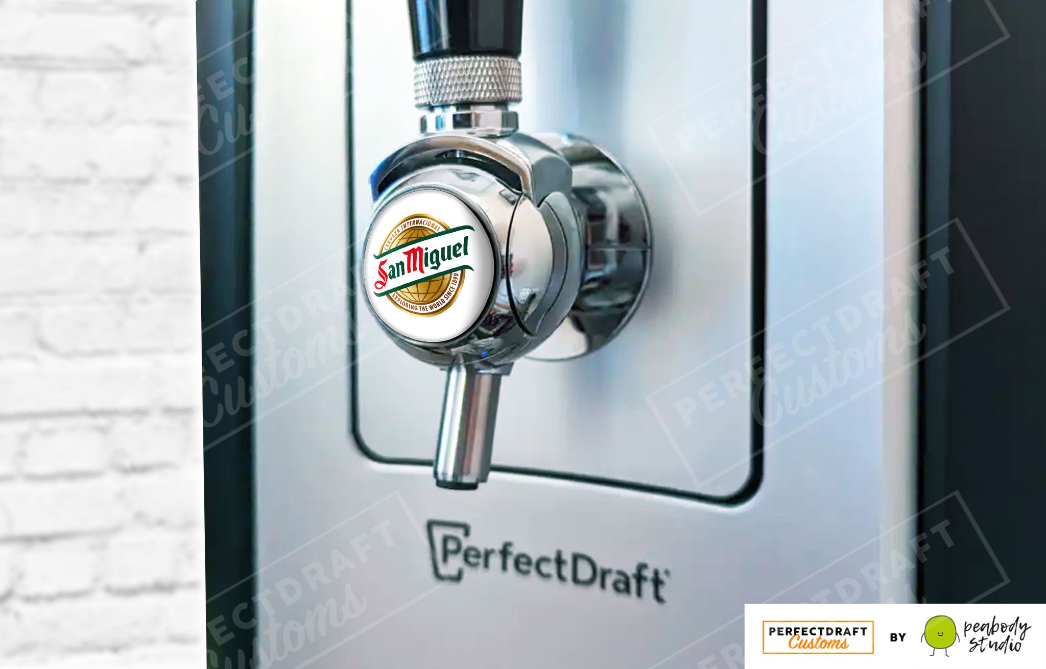 San Miguel Gold Logo Perfect Draft Pro Medallion