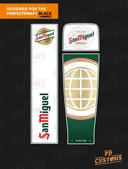 San Miguel Perfect Draft Black Skin | PD Customs