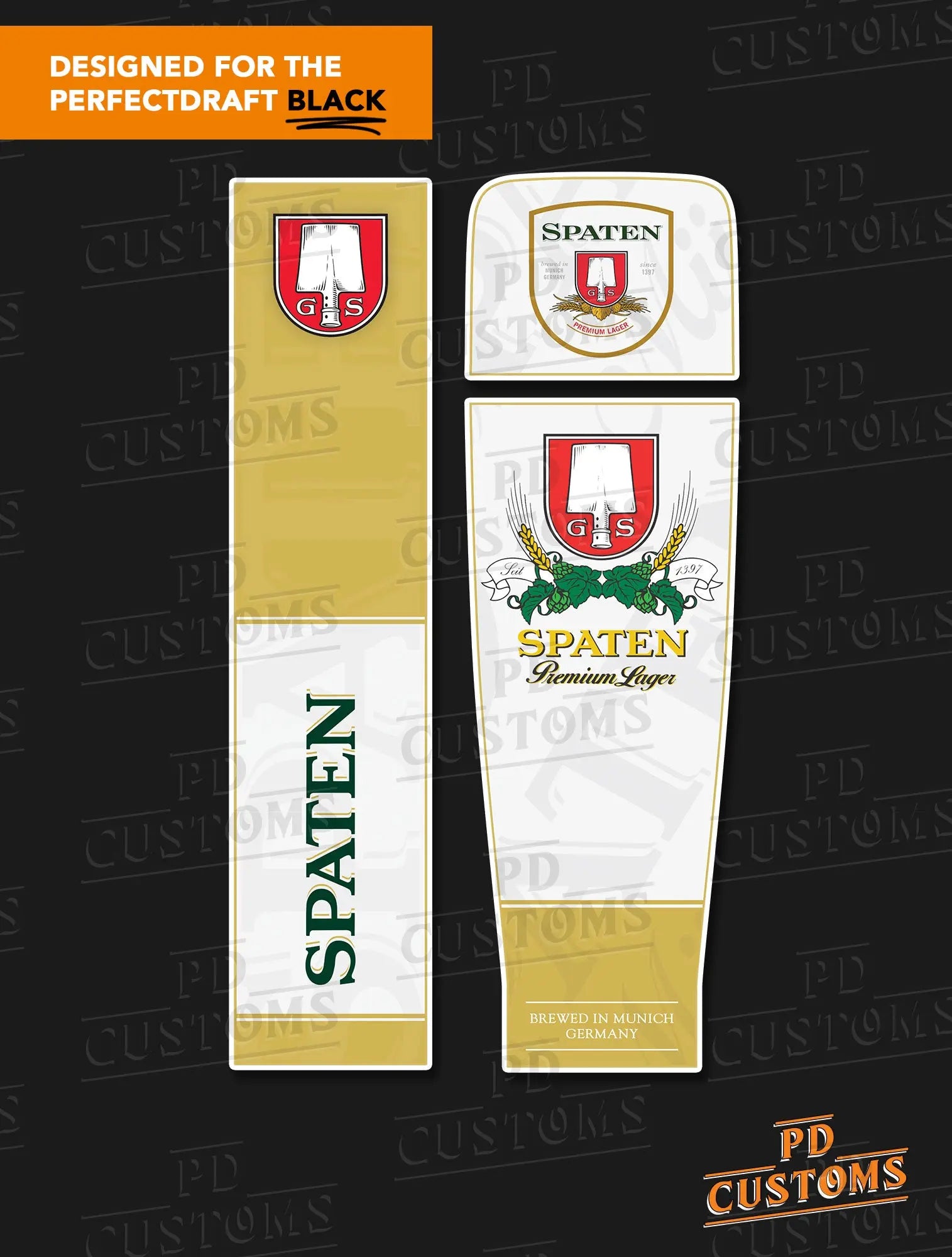 Spaten Perfect Draft Black Skin PD Customs