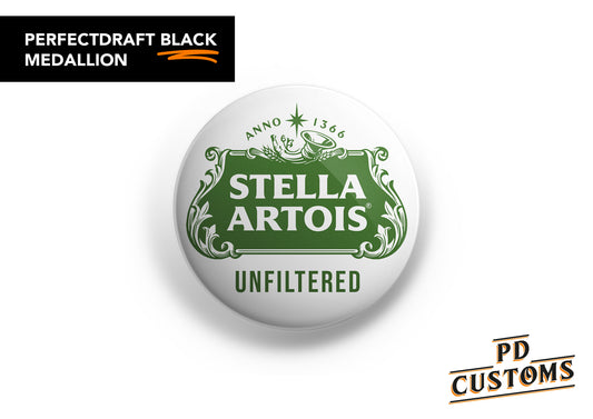 Stella Artois Unfiltered Perfect Draft Black Medallion