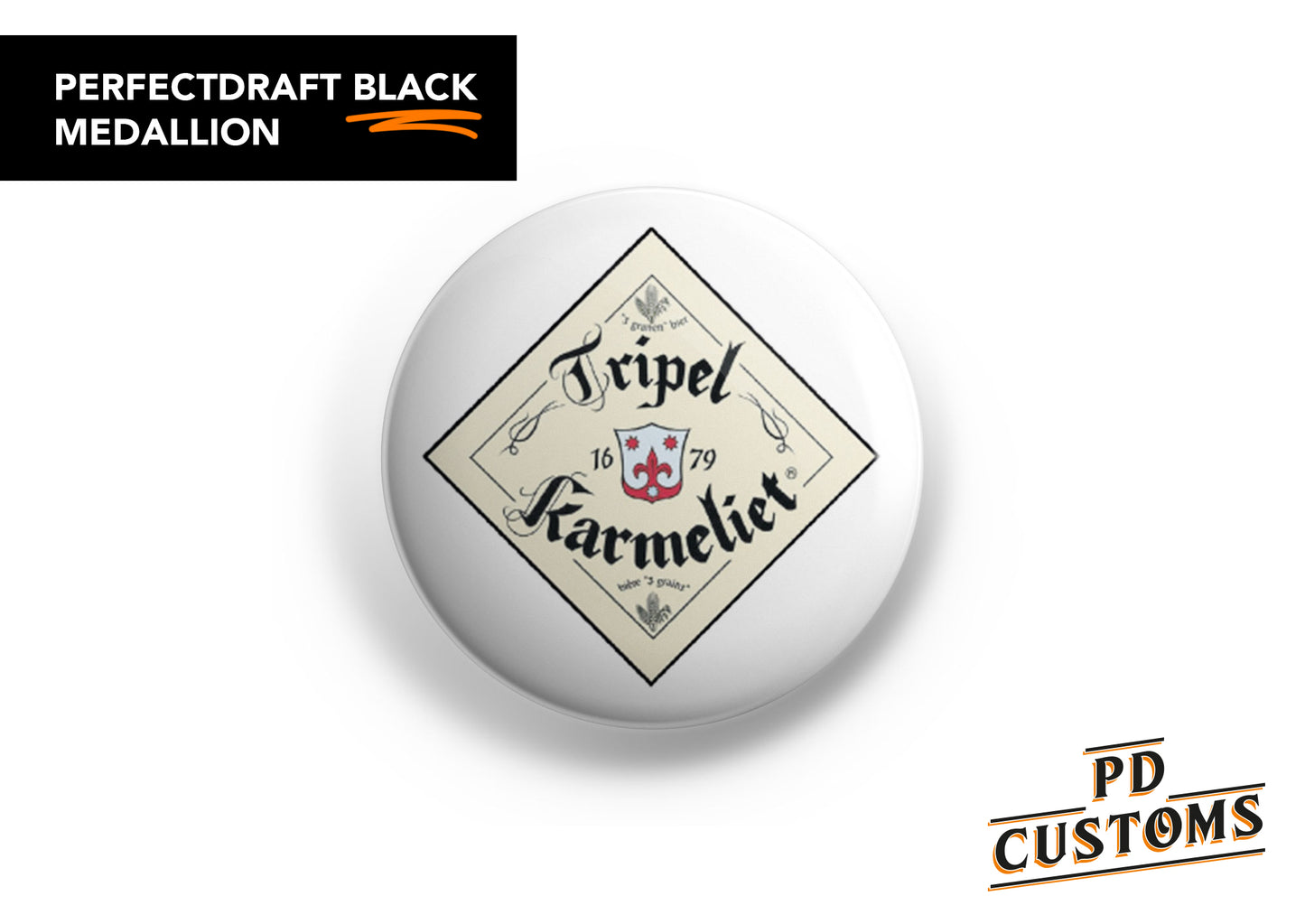 Tripel Karmeliet Perfect Draft Black Medallion (White)