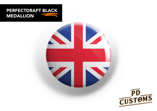 Union Jack Perfect Draft Black Medallion