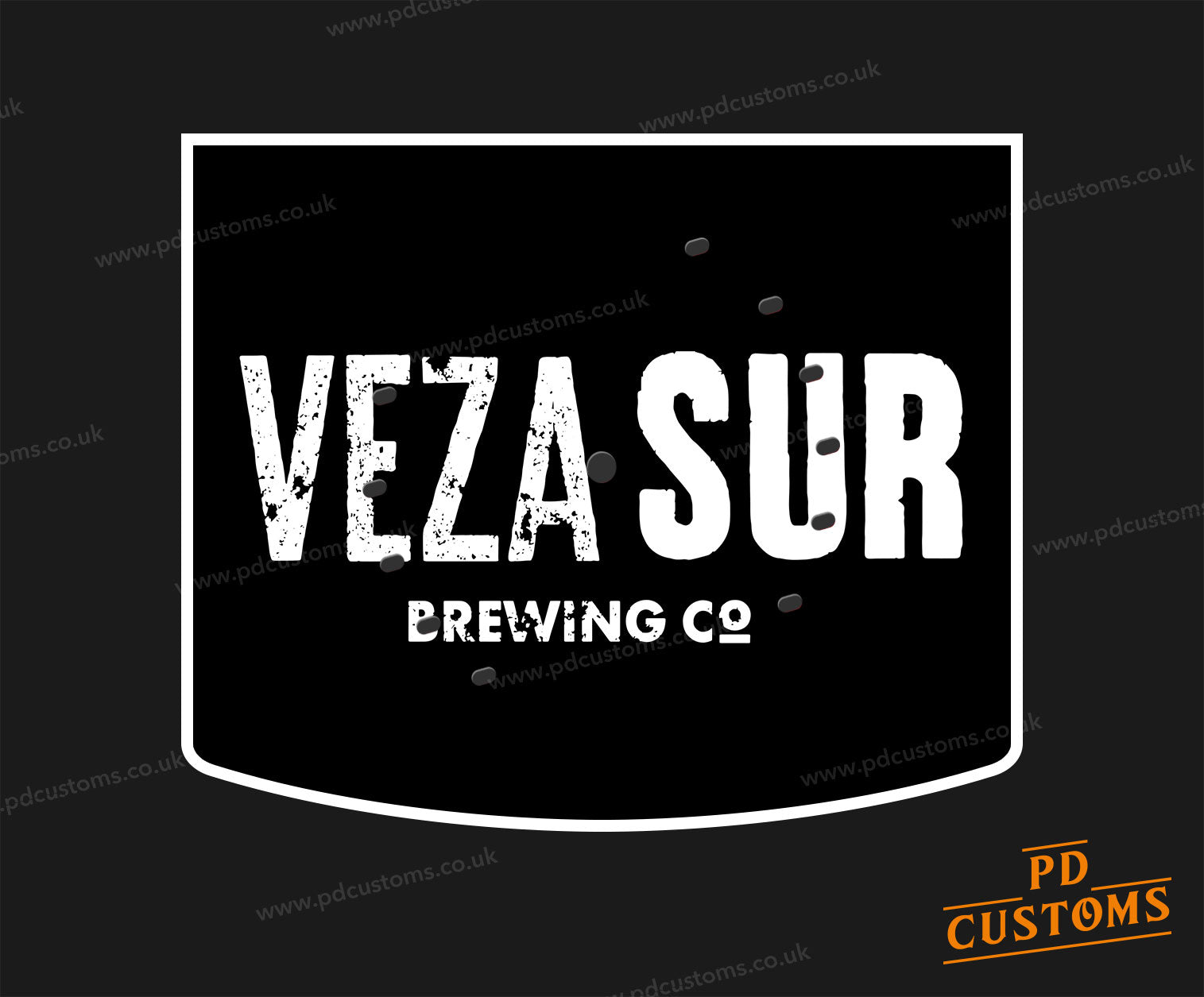 Veza Sur Logo (Black) Perfect Draft Pro Drip Tray