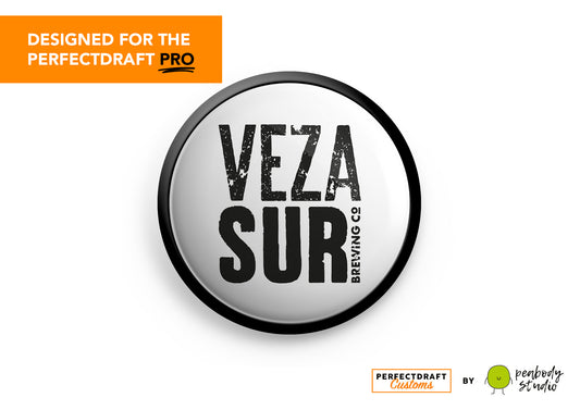Veza Sur Logo (White) Perfect Draft Pro Medallion