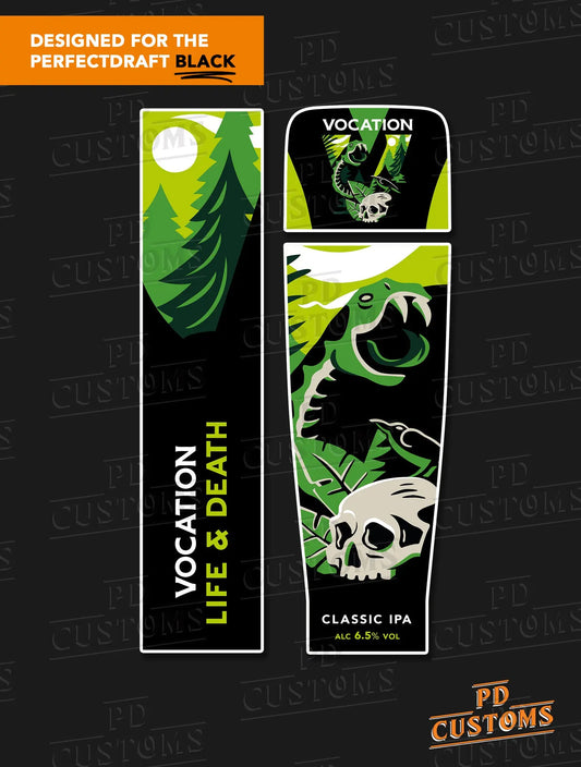 Vocation Life and Death Perfect Draft Black Skin | PD Customs