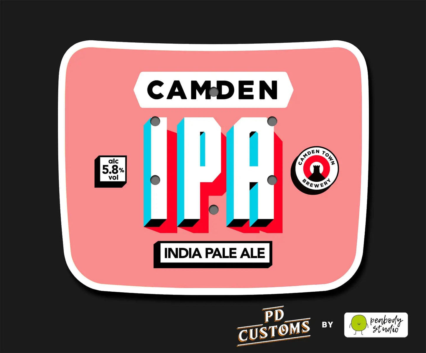 Camden IPA Perfect Draft Drip Tray P D Customs