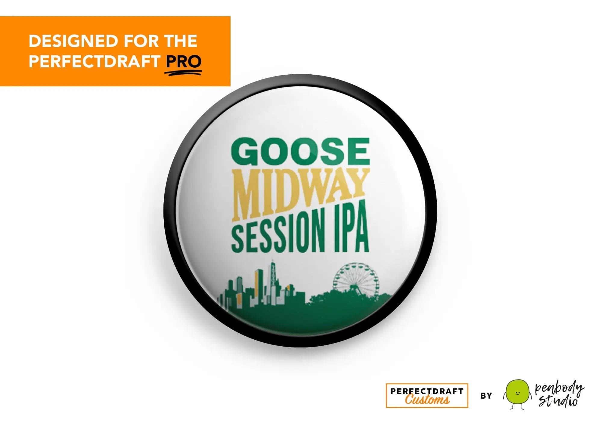 Goose Midway (Goose Island) Perfect Draft Pro Medallion – PD Customs