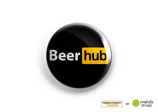 Beer Hub Porn Hub Perfect Draft Medallion Magnet