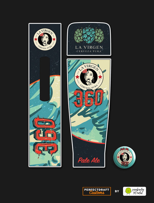 Cervezas La Virgen 360 Perfect Draft Skin