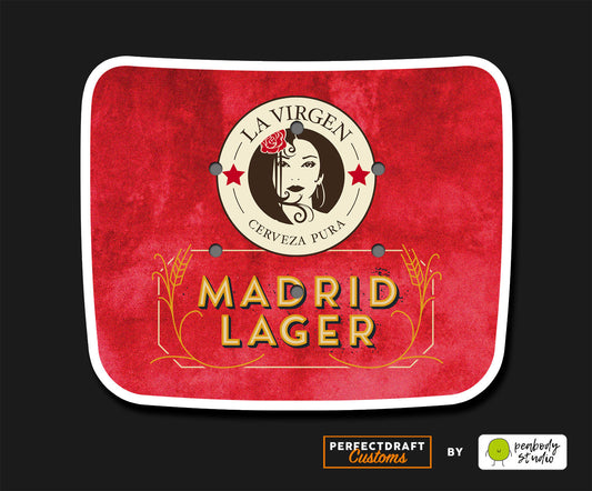 Cervezas La Virgen Madrid Perfect Draft Drip Tray