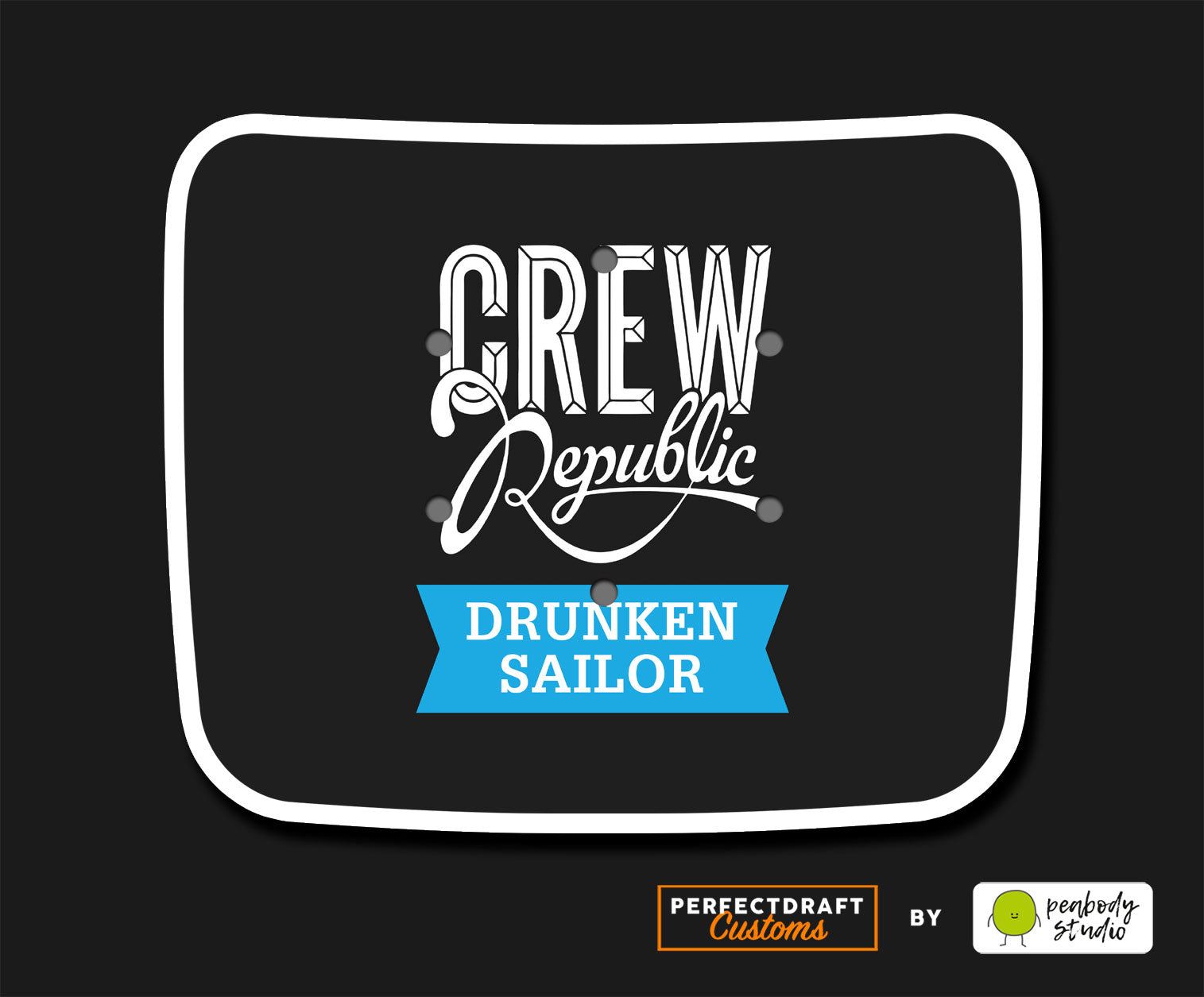 Crew Republic Drunken Sailor Perfect Draft Drip Tray