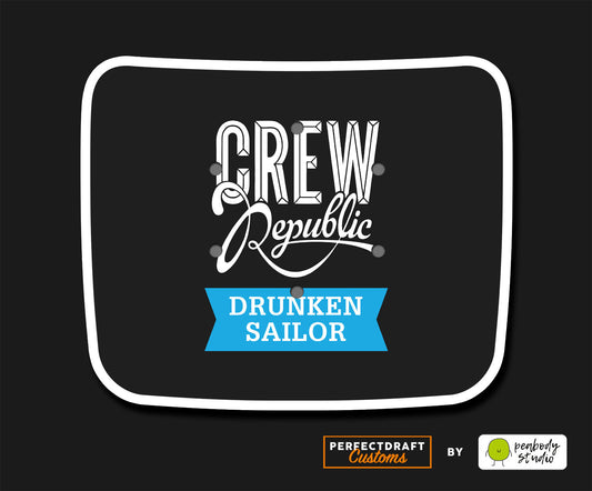 Crew Republic Drunken Sailor Perfect Draft Drip Tray