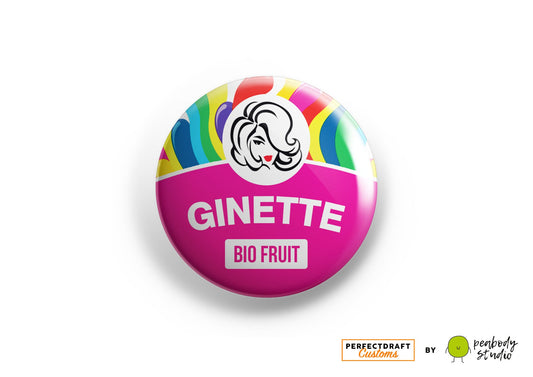 Ginette Bio Fruit Perfect Draft Medallion Magnet