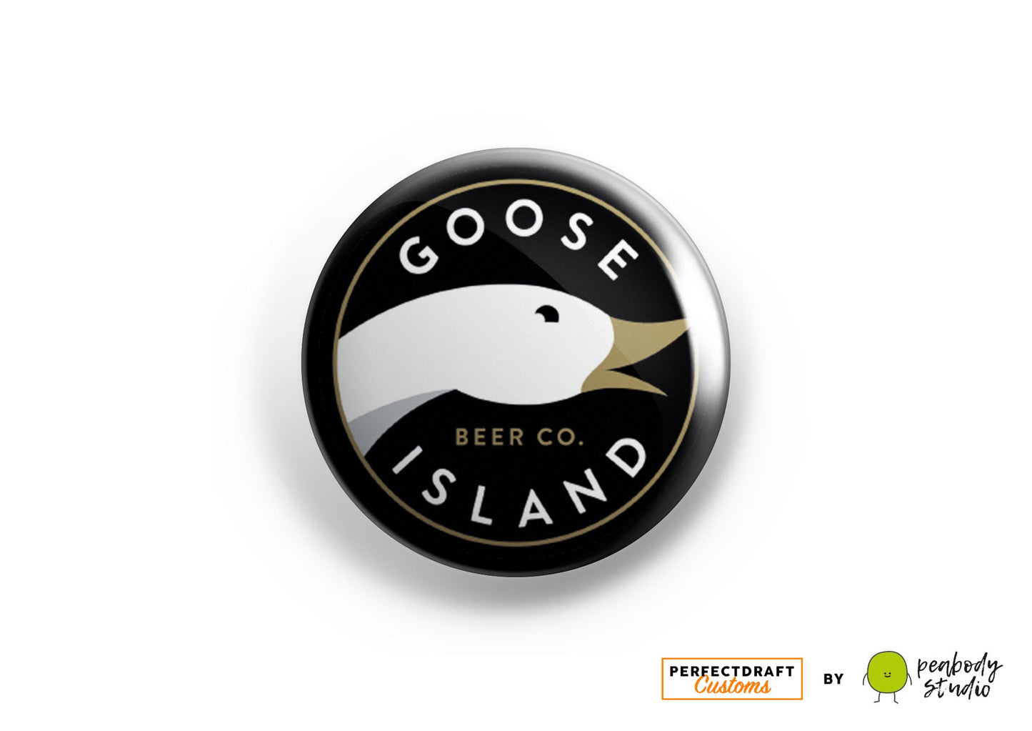 Goose Island Logo Perfect Draft Medallion Magnet