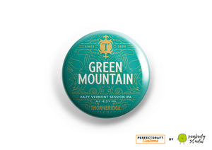 Green Mountain (Thornbridge) Perfect Draft Medallion Magnet