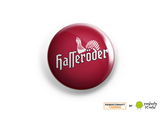 Hasseroder Perfect Draft Medallion Magnet (Red)